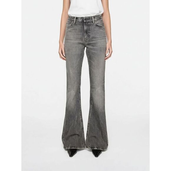 Acne Studios Jeans Woman Black - Picture 1 of 3
